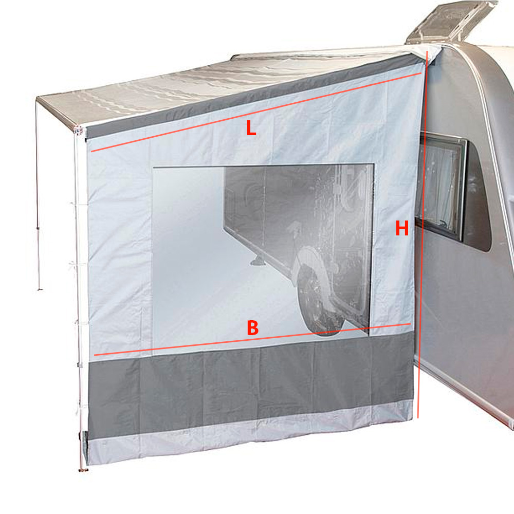 Universal side wall for caravan awning | Buy a side wall