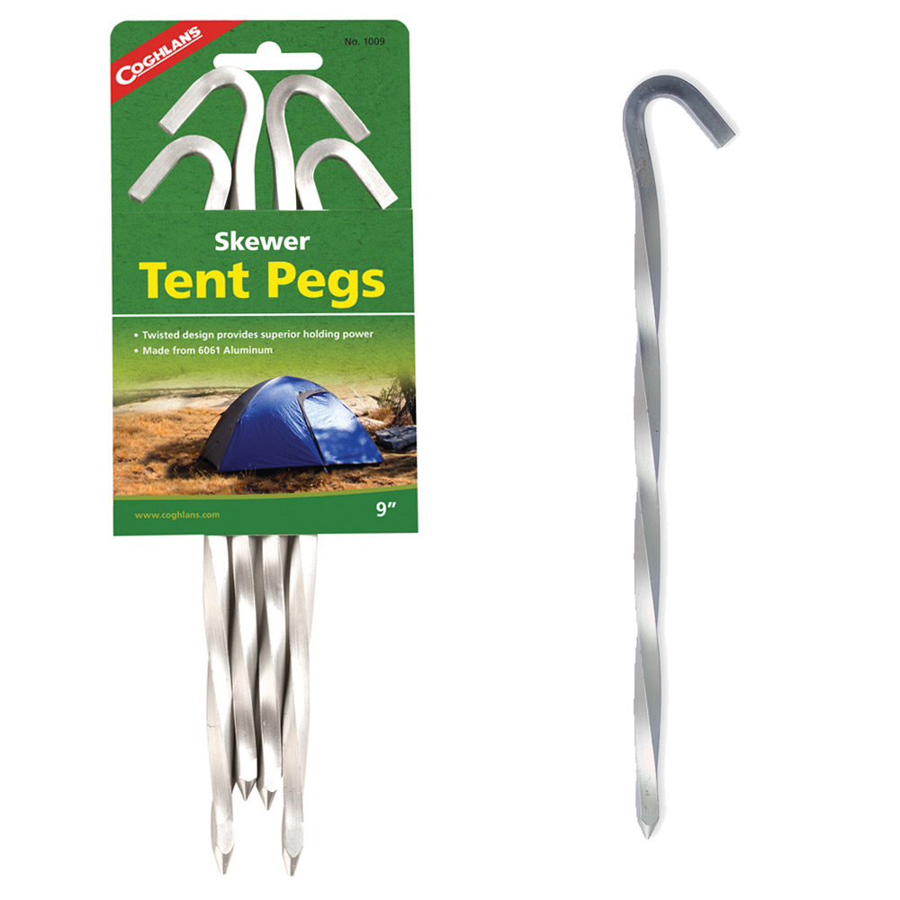 Coghlan's tältpinnar skruv 23 cm | Köp tältpinnar på nätet kopplingar till lätt aluminium tält pinnar
