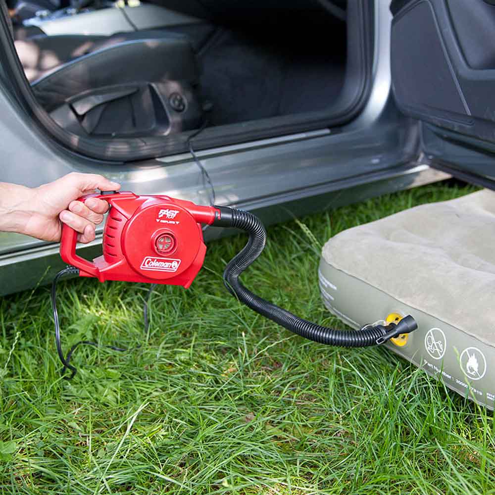 Coleman luftmadras pumpe 12 V Køb Coleman quickpump her