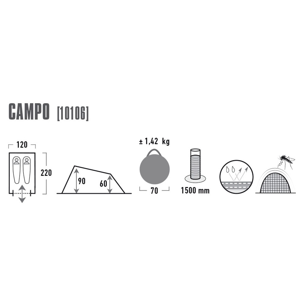 High Peak Campo Pop Up tält | Köp på ScandiHills.se High Peak Campo Pop Up tält | Köp på ScandiHills.se