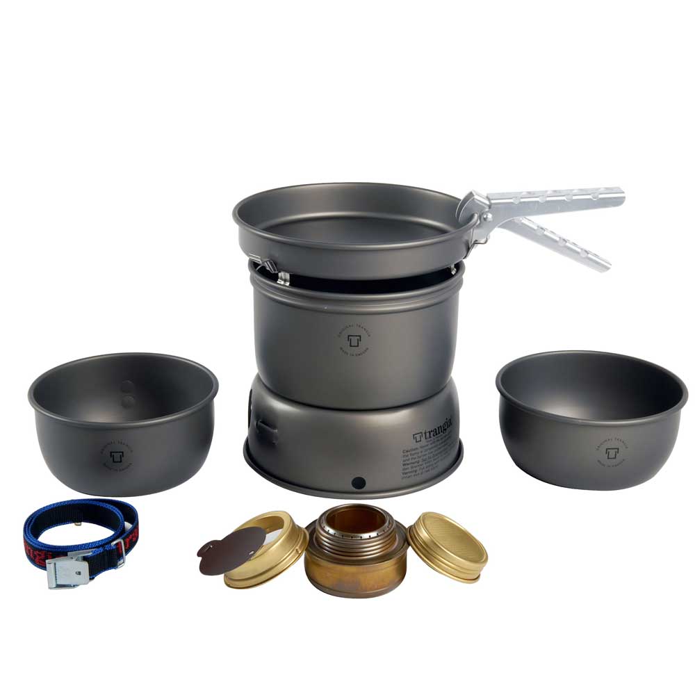 SET DI PENTOLE in alluminio anodizzato per escursioni da viaggio
